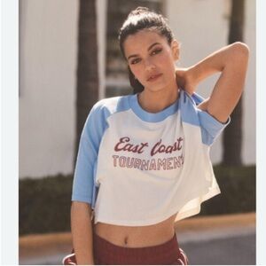 Anthropologie Daily Practice Crop Top